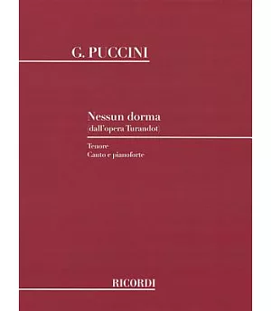 Nessun Dorma (From Turandot): Voice and Piano