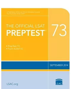 The Official LSAT Preptest 73