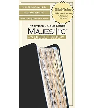 Majestic Traditional Gold Bible Tabs