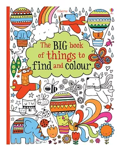 The BIG book of things to find and colour