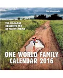 One World Family 2016 Calendar