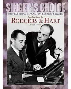 Sing the Songs of Rodgers & Hart: Professional Tracks for Serious Singers: for Female Vocalists