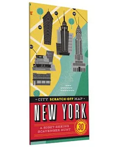 City Scratch-off Map New York: A Sight-Seeing Scavenger Hunt