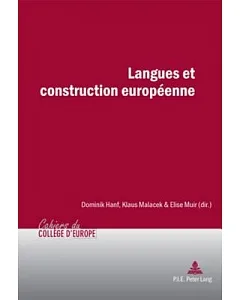Langues et construction europeenne
