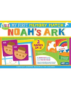 My First Memory Match Game - Noah’s Ark: 2 Games in 1