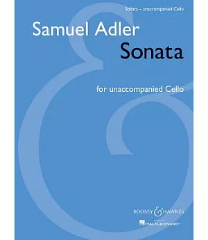 Sonata: For Unaccompanied Cello