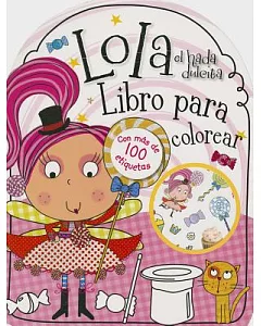 Lola el hada dulcita Libro para colorear