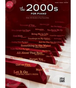 The 2000s for Piano: Over 40 Modern Pop Favorites