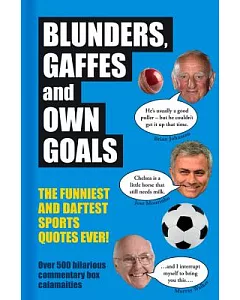 Blunders, Gaffes and Own Goals: The Funniest and Daftest Sports Quotes Ever!