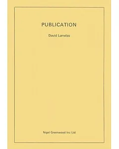 David Lamelas: Publication