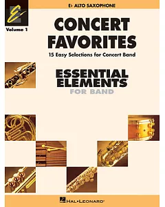 Concert Favorites: E Flat Alto Sax