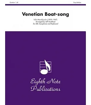 Venetian Boat-song for Saxophone: Part(s)