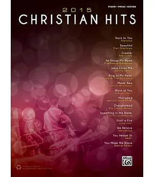 Christian Hits 2015: Piano/Vocal/Guitar