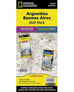 Argentina, Buenos Aires Map Pack: Argentina (adventure Travel Map) Buenos Aires (Destination City Map & Guide)