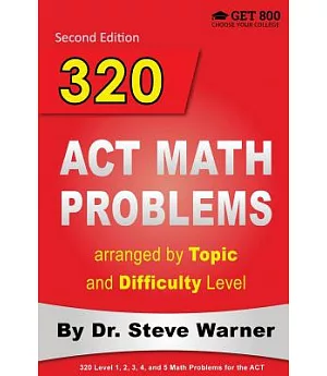 320 ACT Math Problems Arranged by Topic and Difficulty Level