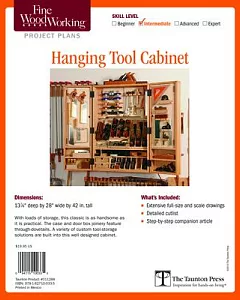 fine woodworking’s Hanging Tool Cabinet Project Plan: Intermediate