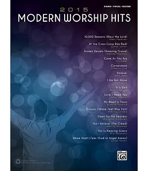 Modern Worship Hits 2015: Piano/Vocal/guitar