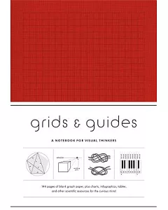 Grids & Guides - Red: A Notebook for Visual Thinkers