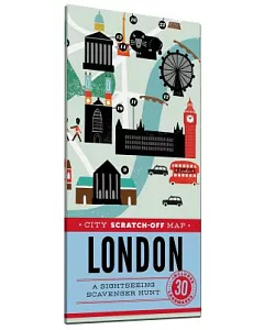 City Scratch-off Map London: A Sightseeing Scavenger Hunt