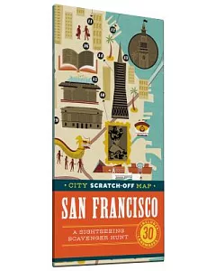City Scratch-Off Map San Francisco: A Sightseeing Scavenger Hunt