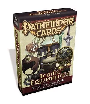 Pathfinder Cards: Iconic Equipment 3 Item Cards Deck