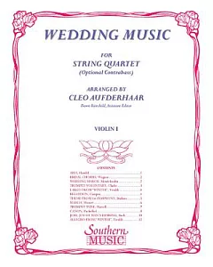 Wedding Music for String Quartet Optional Contrabass: Violin 1