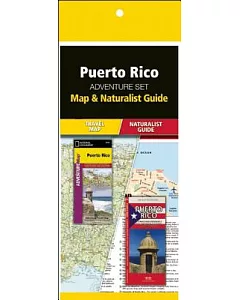 Puerto Rico Adventure Set: Map & Naturalist Guide