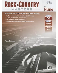 Rock & Country Masters for Piano: Graded Solos in the Styles of Iconic Artists