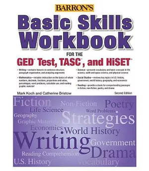 Basic Skills Workbook for the GED Test, TASC, and HiSET