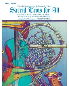 Sacred Trios for All: Percussion