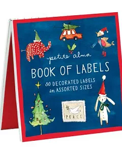 petite Alma Holiday Cheer Book of Labels