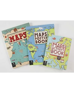 Maps創意遊戲海報套書(三冊合售)