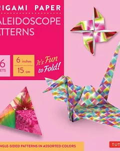 Origami Paper - Kaleidoscope Patterns: 6 inches / 15 cm