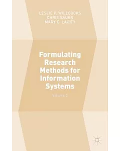 Formulating Research Methods for Information Systems