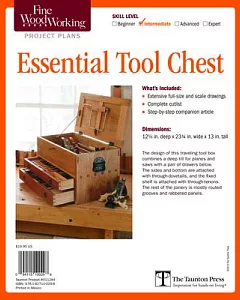 fine woodworking’s Essential Tool Chest Plan