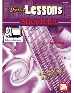 First Lessons Mandolin + Online Audio/Video