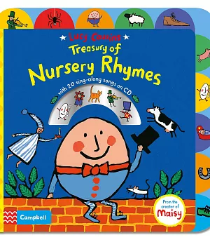 Lucy Cousins Treasury of Nursery Rhymes(硬頁書+CD)