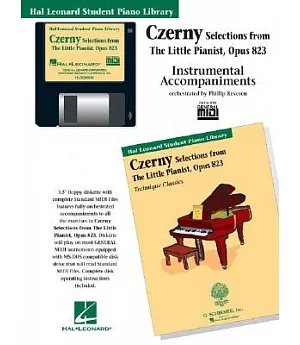 Czerny Selections from the Little Pianist, Opus 823 - Gm Disk