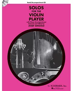 Solos for the Violin Player: Violin and Piano