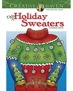 Ugly Holiday Sweaters Adult Coloring Book