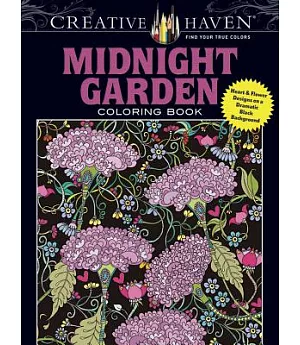 Midnight Garden Adult Coloring Book