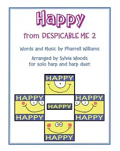 Happy: From Despicable Me 2 : For Solo Harp and Harp Duet