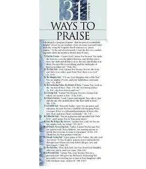 31 Ways to Praise 50-pack