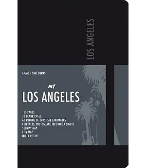 Los Angeles Visual Notebook: Black Night Leather