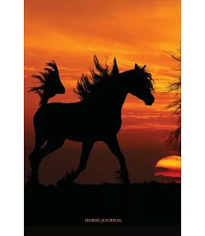 Horse Journal: 100 Page Lined/Ruled Notebook/Diary