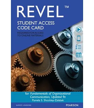 Fundamentals of Organizational Communication Revel Access Code