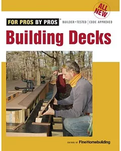 All New Building Decks: For Pros by Pros, Builder-tested / Code Approved