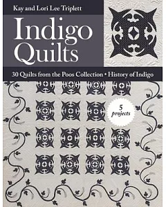 Indigo Quilts: 30 Quilts from the Poos Collection - History of Indigo - 5 Projects