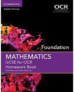 Gcse Mathematics for Ocr Foundation Homework Book