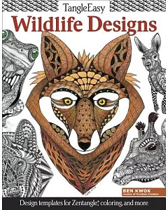 Wildlife Designs Adult Coloring Book: Design Templates for Zentangle, Coloring, and More
